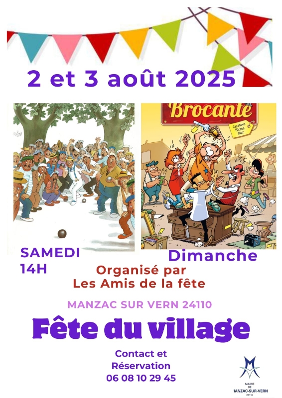 Affiche fete aout 2025