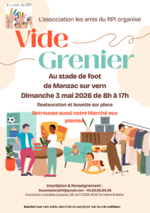 Lire la suite à propos de l’article VIDE GRENIER