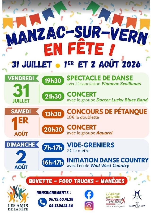 Lire la suite à propos de l’article Manzac sur Vern en Fête
