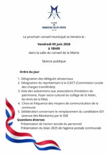 Lire la suite à propos de l’article Conseil municipal