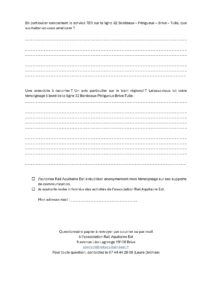 Lire la suite à propos de l’article Enquête sur l&rsquo;usage du train régional