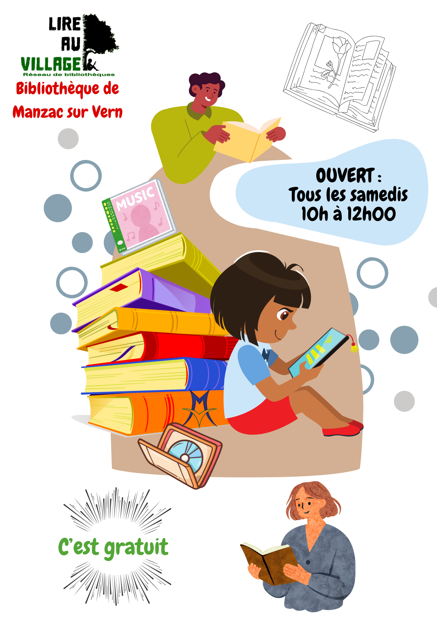 You are currently viewing LA BIBLIOTHEQUE EST GRATUITE